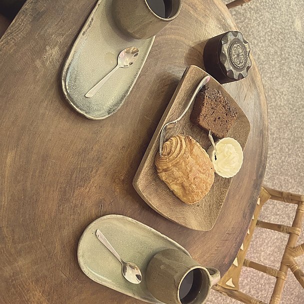 Hand-thrown ceramic cups